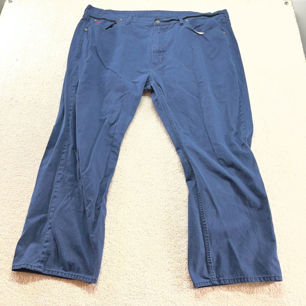 Polo Ralph Lauren Pants Mens 48/30 Blue Cotton Twill Straight Leg Surplus
